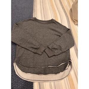 EVALESS Women’s Crewneck Sweatshirt – Gray, Size M (US 8–10)
New without tags